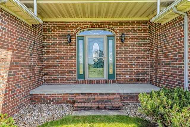 9903 Vermilion Rd, Amherst, OH 44001 - property entrance with brick siding