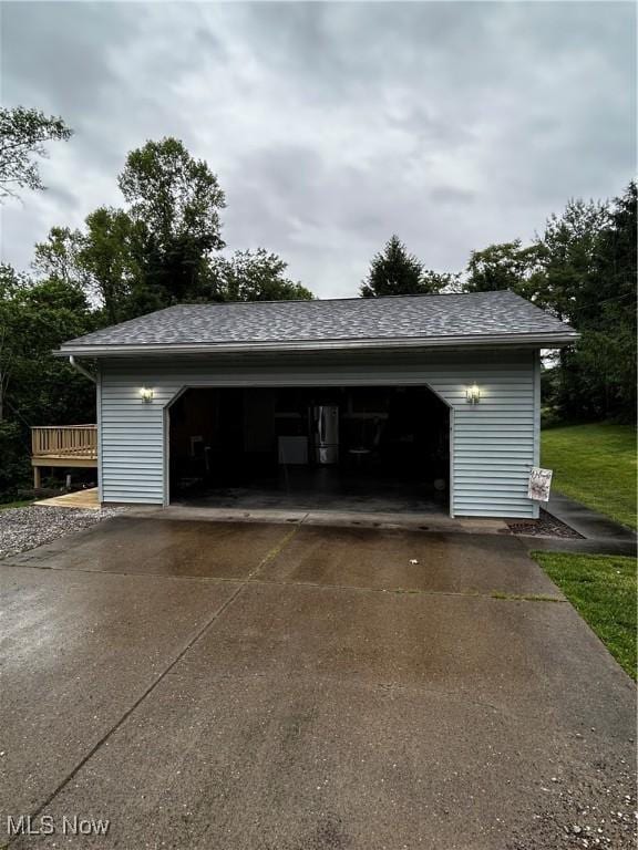 645 Arends Ridge Rd, Marietta, OH 45750 - view of garage