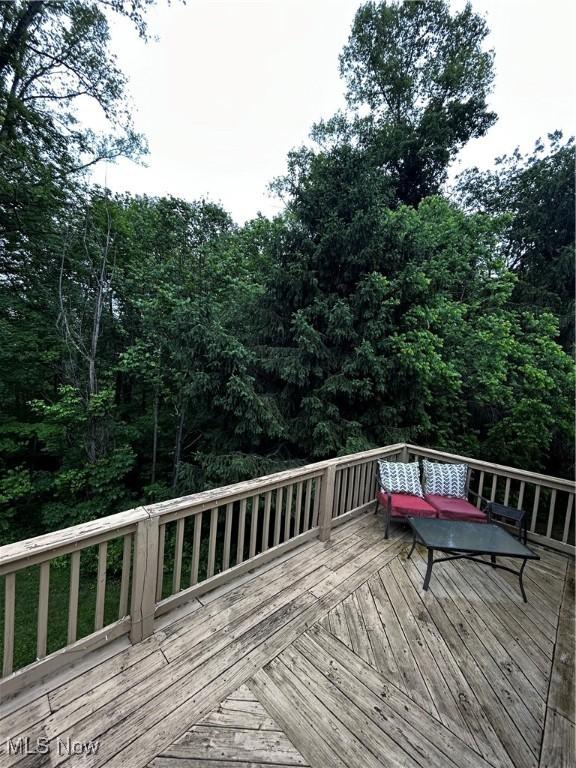 645 Arends Ridge Rd, Marietta, OH 45750 - view of wooden terrace