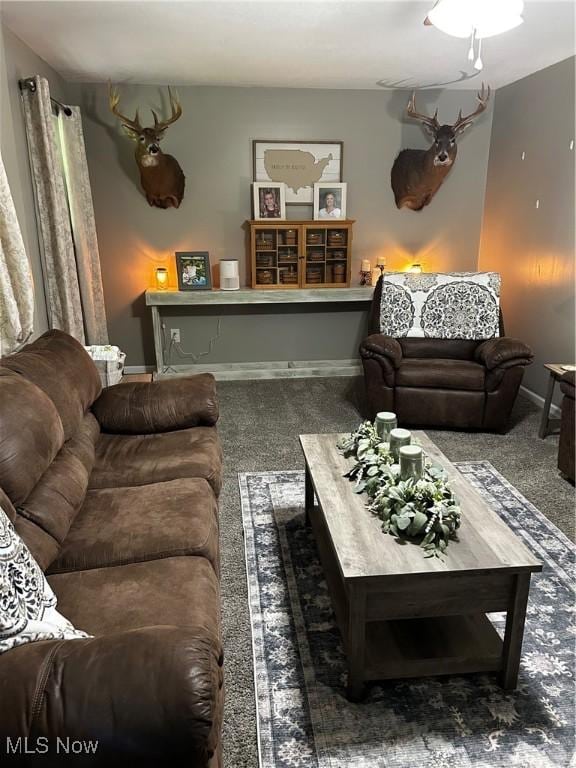 645 Arends Ridge Rd, Marietta, OH 45750 - carpeted living room with baseboards