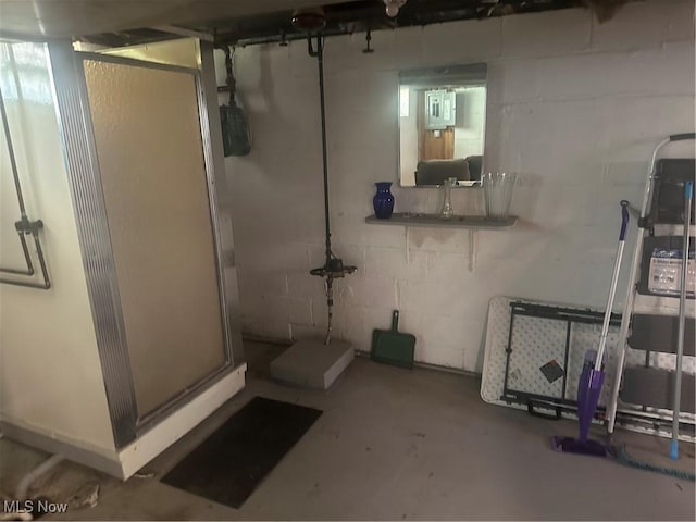 12704 Oak Park Blvd, Garfield Heights, OH 44125 - unfinished basement featuring concrete block wall
