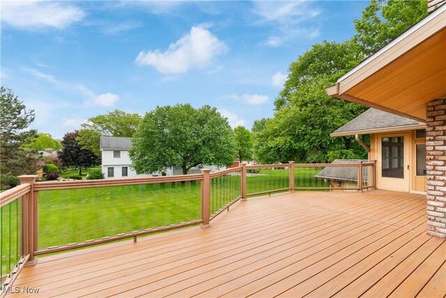 3751 Muirfield Dr, Uniontown, OH 44685 - deck featuring a yard