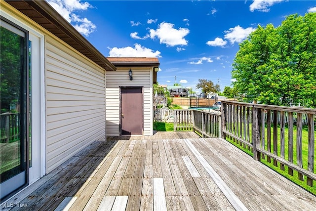 106 High St, Bloomingdale, OH 43910 - deck with a fenced backyard