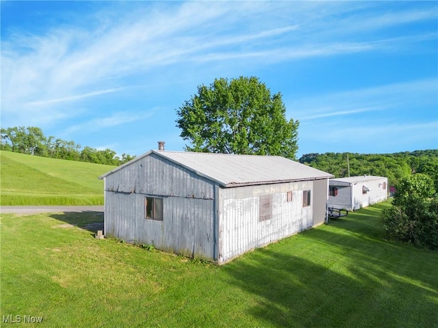 9135 Richey School Rd, Hanoverton, OH 44423 - view of pole building with a yard