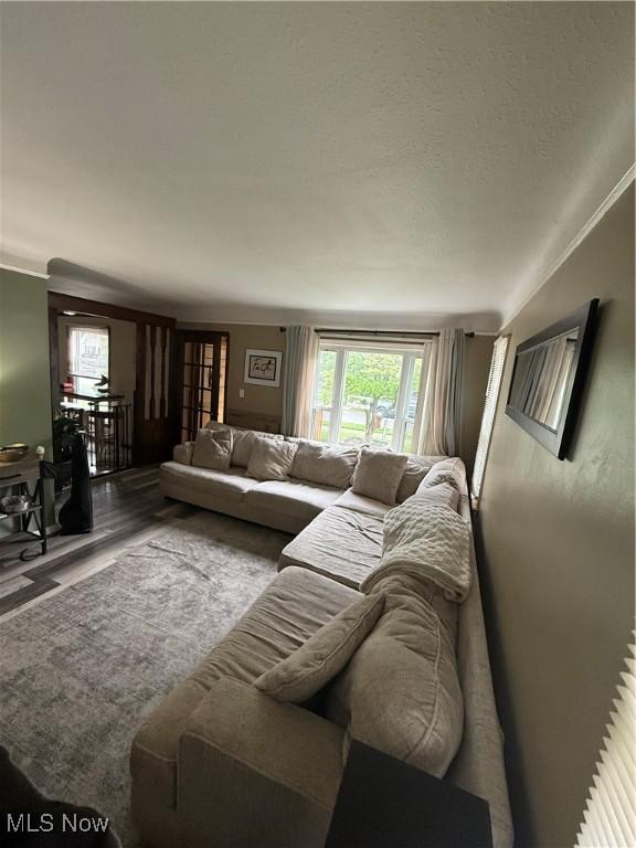 7511 Jameson Rd, Parma, OH 44129 - living area with healthy amount of natural light and wood finished floors