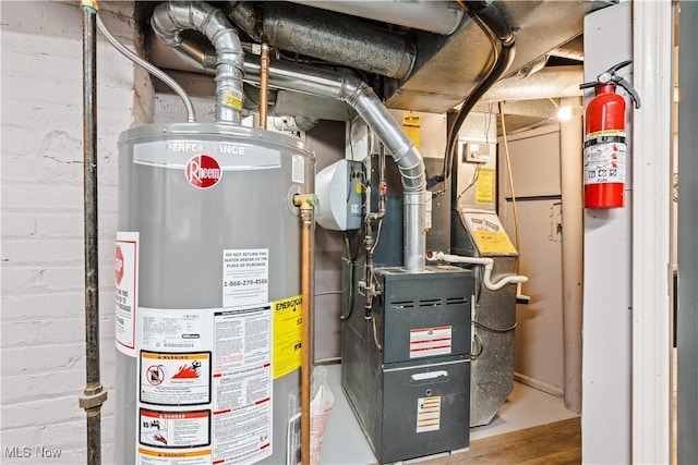 4493 Golfway Rd, South Euclid, OH 44121 - utility room featuring water heater