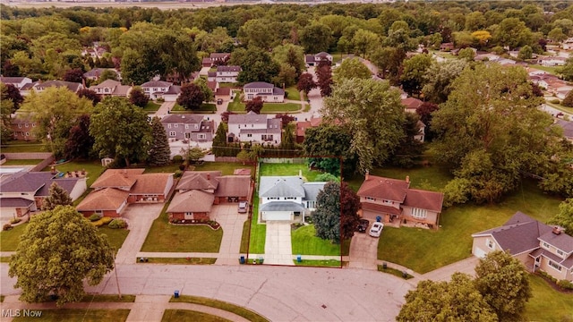 21517 Nottingham Dr, Fairview Park, OH 44126 - aerial perspective of suburban area