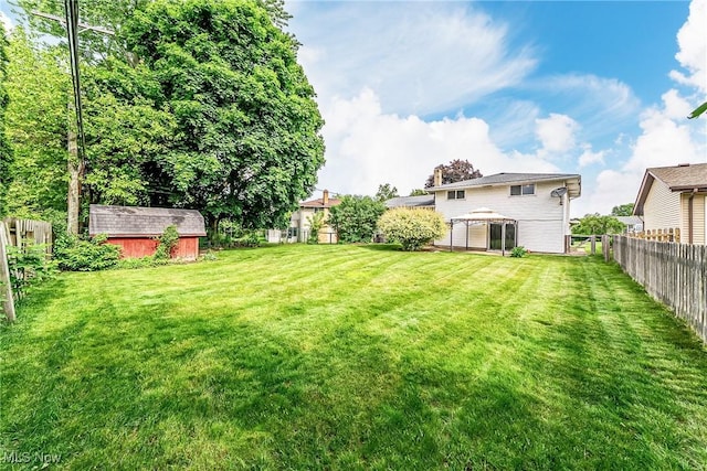 21517 Nottingham Dr, Fairview Park, OH 44126 - view of yard with a gazebo