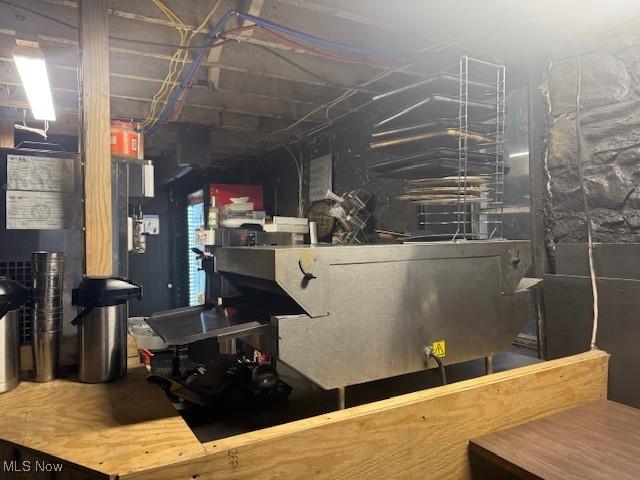 419 Commerce St, Wellsburg, WV 26070 - view of unfinished below grade area