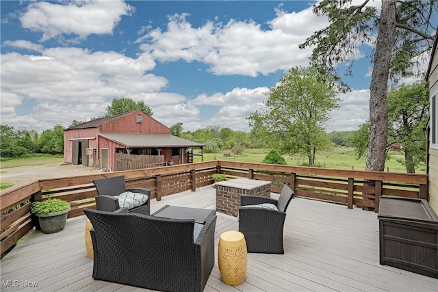 7170 Lafayette Rd, Medina, OH 44256 - view of deck
