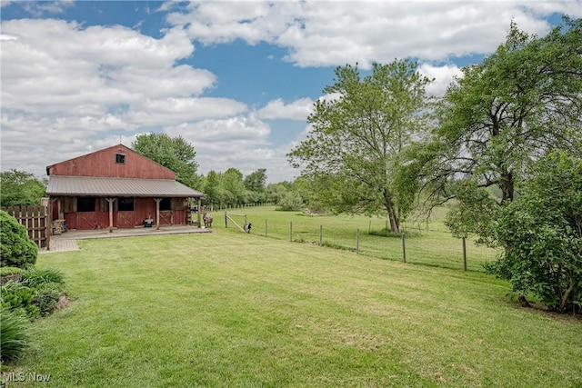 7170 Lafayette Rd, Medina, OH 44256 - view of yard with a porch