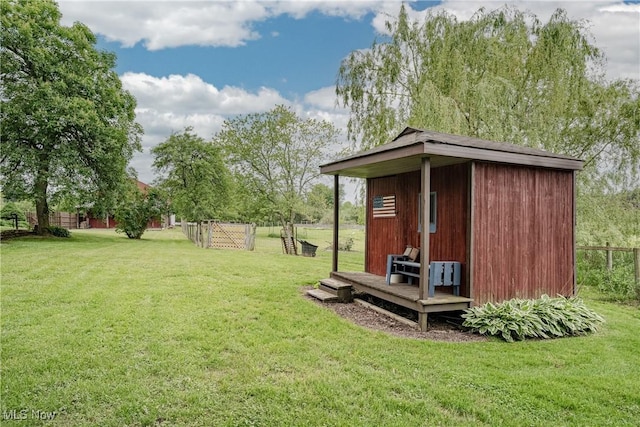 7170 Lafayette Rd, Medina, OH 44256 - view of yard featuring an outbuilding