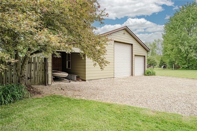 7170 Lafayette Rd, Medina, OH 44256 - garage featuring driveway