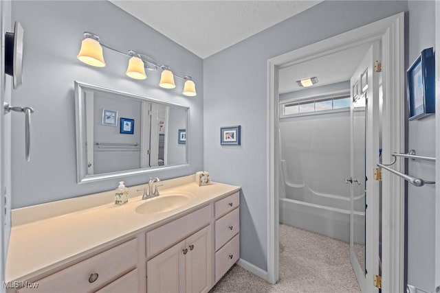 1955 Wendover Cir NE, North Canton, OH 44720 - full bathroom with vanity and baseboards