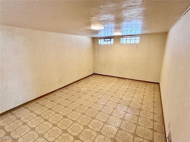 104 Sunnycliff Dr, Euclid, OH 44123 - basement with light floors and baseboards