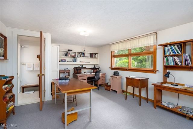 125 Beech St, Doylestown, OH 44230 - carpeted office space with a textured ceiling