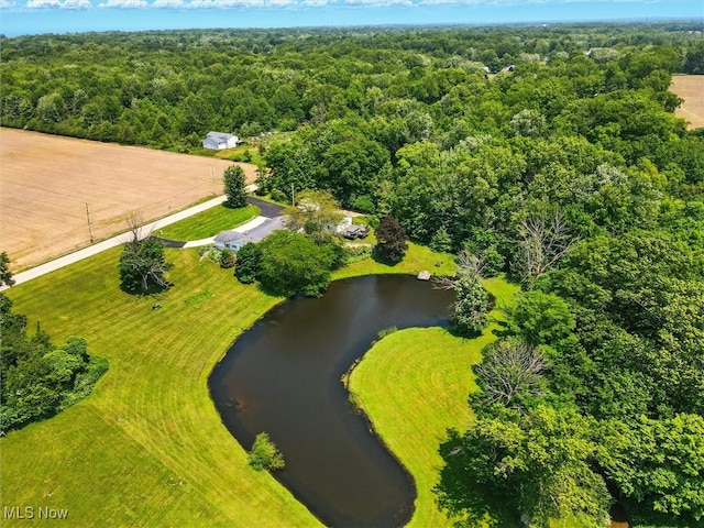4300 Wade Ave, Ashtabula, OH 44004 - drone / aerial view of a forest and a nearby body of water
