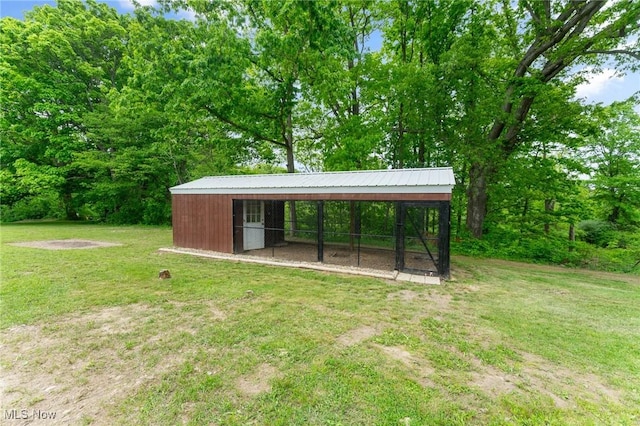 15800 Shilling Rd, Berlin Center, OH 44401 - view of green lawn with an outdoor structure