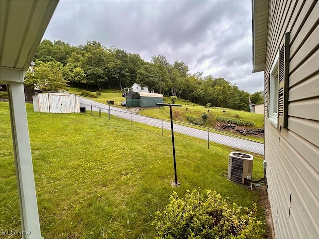 56400 Boyd Ave, Bridgeport, OH 43912 - view of yard with central AC unit