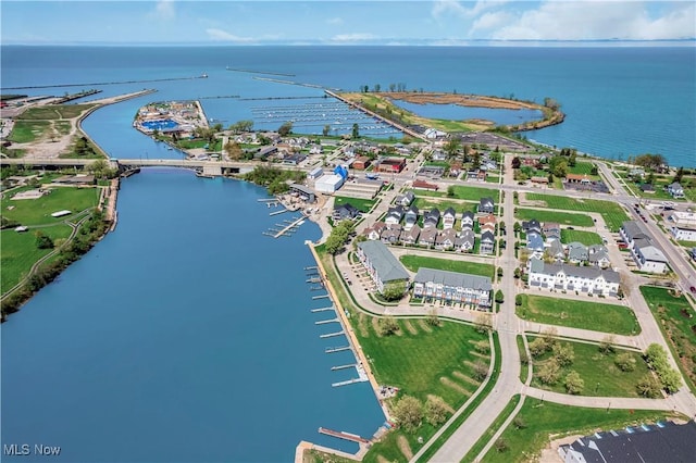 360 Bascule Dr, Lorain, OH 44052 - aerial overview of property's location featuring a nearby body of water