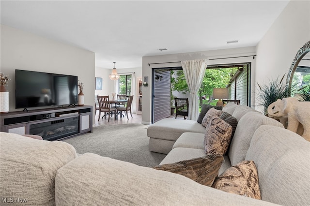 6290 Greenwood Pkwy Unit 402, Northfield, OH 44067 - living area with carpet floors