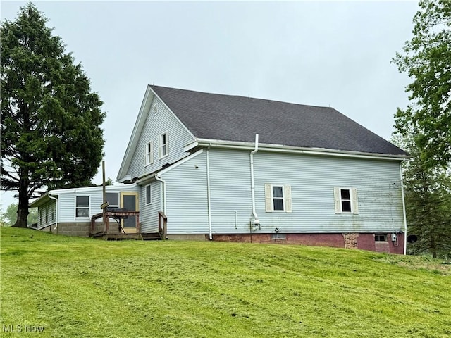 42096 Cadiz Dennison Rd, Cadiz, OH 43907 - view of home's exterior with a lawn