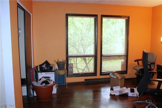 635 N Hametown Rd, Akron, OH 44333 - home office with healthy amount of natural light and wood finished floors