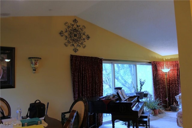 635 N Hametown Rd, Akron, OH 44333 - living area with lofted ceiling