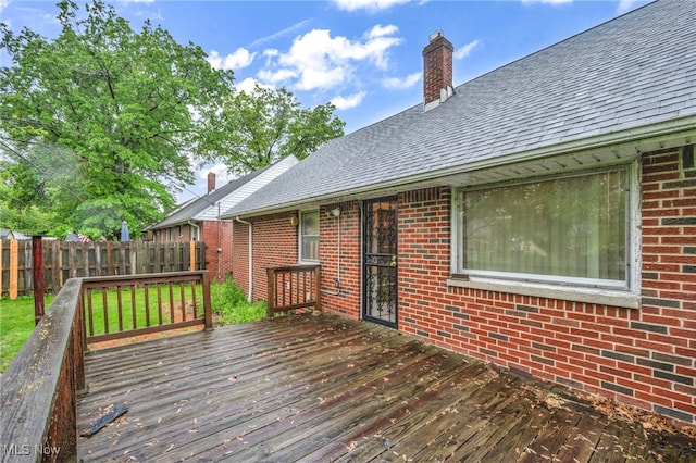 313 E 244th St, Euclid, OH 44123 - view of wooden terrace