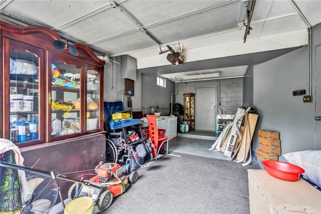 1654 Vicgross Ave, Akron, OH 44310 - garage with a garage door opener