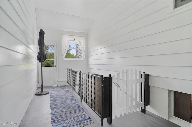 1783 Depot Rd, Salem, OH 44460 - hallway featuring an upstairs landing