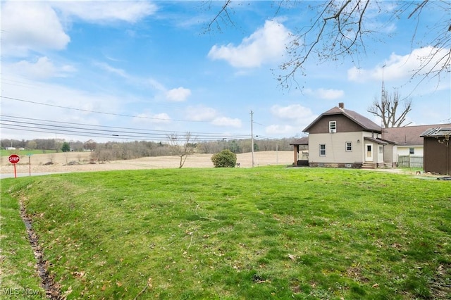 2445 Pigeon Run Rd SW, Massillon, OH 44647 - view of grassy yard with entry steps