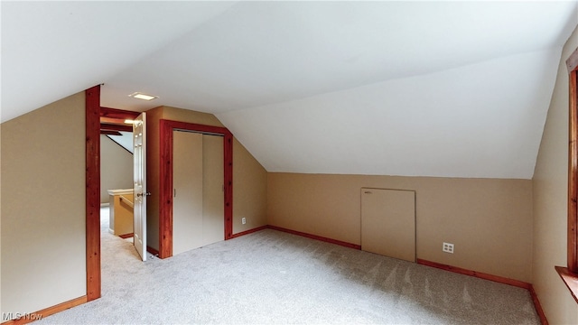 2364 Suncrest Dr, Cuyahoga Falls, OH 44221 - additional living space with carpet and lofted ceiling