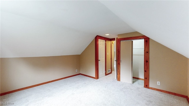 2364 Suncrest Dr, Cuyahoga Falls, OH 44221 - additional living space with carpet floors, lofted ceiling, and baseboards