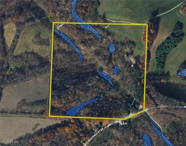 5981 Westfall St SE, Waynesburg, OH 44688 - map / location with property parcel outlined