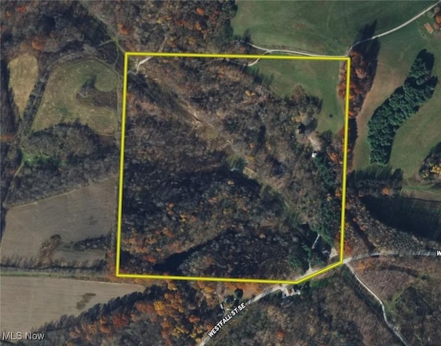 5981 Westfall St SE, Waynesburg, OH 44688 - map / location featuring property parcel outlined