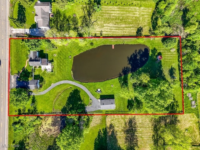 869 State Route 303, Streetsboro, OH 44241 - view of property location featuring a nearby body of water and property parcel outlined