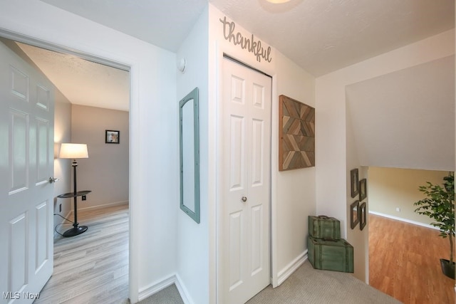 726 N Fork Way, Brunswick Hills, OH 44212 - hall featuring light wood-type flooring and baseboards