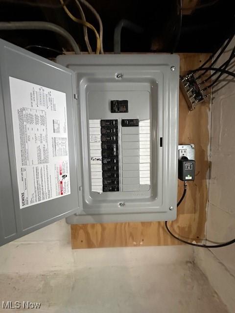 9705 Marah Ave, Cleveland, OH 44104 - utility room with electric panel