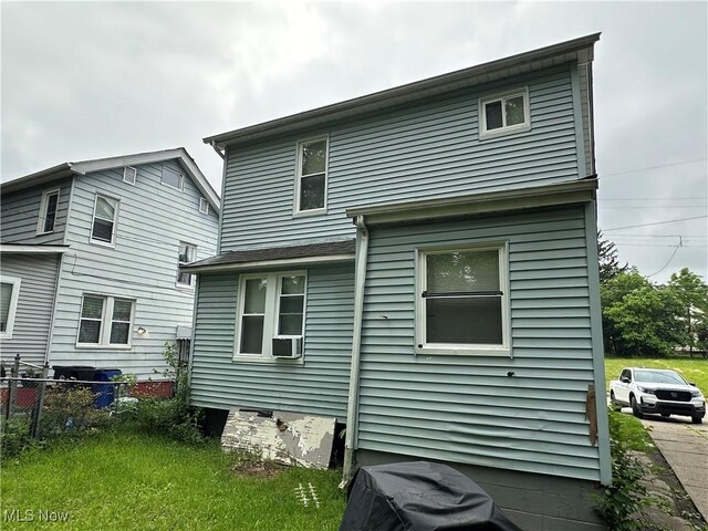 9705 Marah Ave, Cleveland, OH 44104 - back of property featuring cooling unit