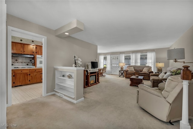 50 Luikart Dr, Euclid, OH 44123 - living area featuring light colored carpet and baseboards