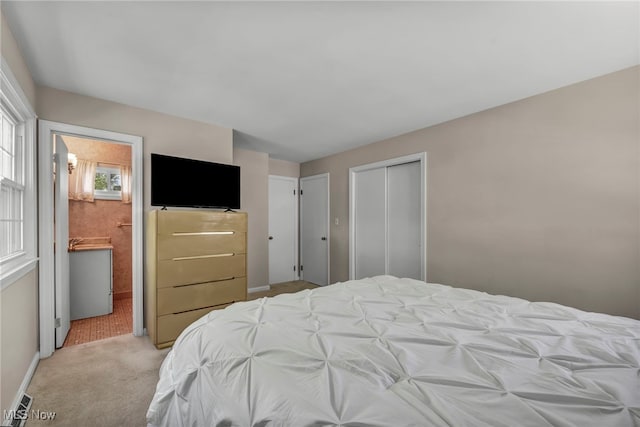 50 Luikart Dr, Euclid, OH 44123 - bedroom featuring carpet flooring and ensuite bath