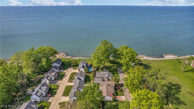 50 Luikart Dr, Euclid, OH 44123 - aerial view of property and surrounding area with a large body of water and nearby suburban area