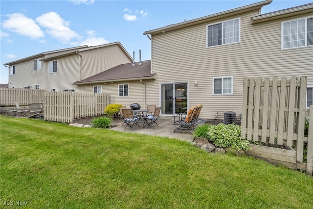 808 Doty Dr, Wadsworth, OH 44281 - rear view of house with a patio and central AC