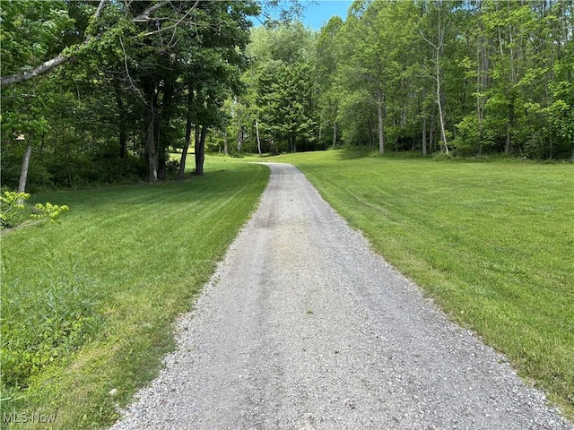 693 Evening Star Ave SE, East Canton, OH 44730 - view of dirt / gravel road with a view of trees