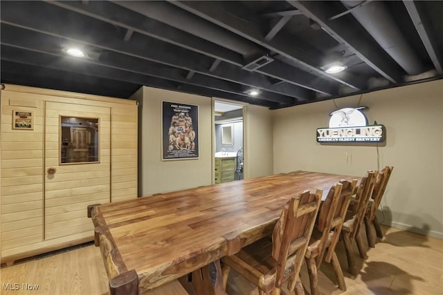 4346 Selhurst Rd, North Olmsted, OH 44070 - dining area featuring wood finished floors