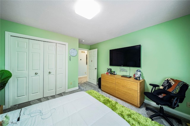 8041 Daisy Hill Ct, Concord, OH 44077 - carpeted bedroom with baseboards and a closet