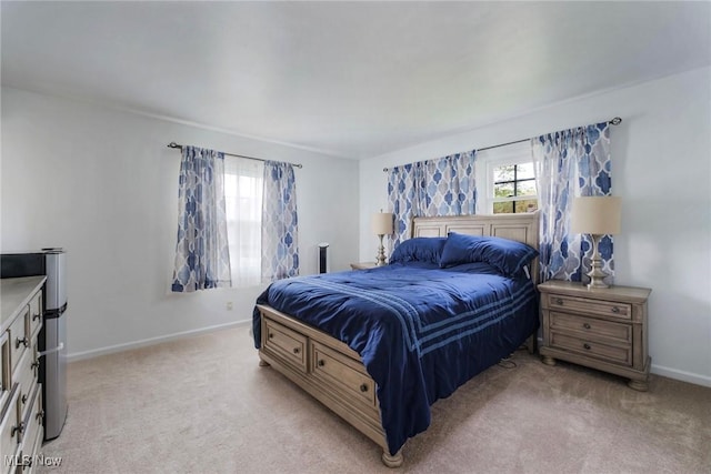 410 Hickory Hollow Dr, Canfield, OH 44406 - bedroom featuring light colored carpet and baseboards
