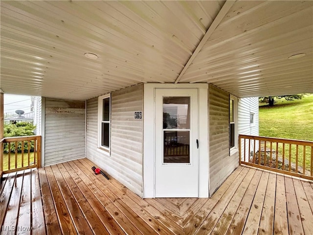 616 Mccready Ave, Cadiz, OH 43907 - view of deck