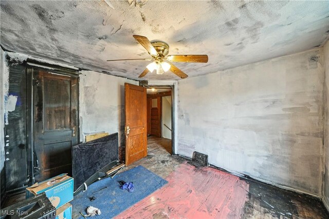 1197 Carey Ave, Akron, OH 44314 - unfurnished room featuring ceiling fan and wood finished floors
